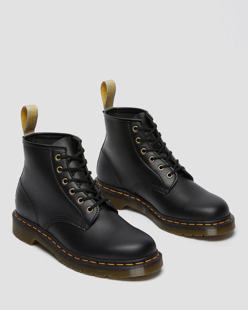 Men's Dr Martens Vegan 101 Felix Ankle Boots Black | AU 455MQZ